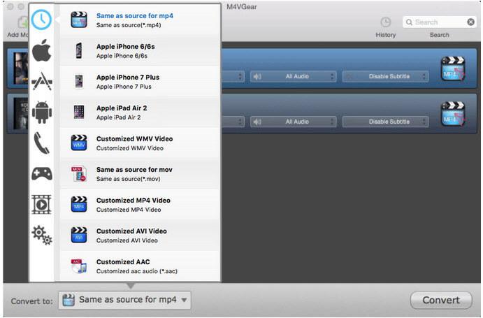 converting m4v files