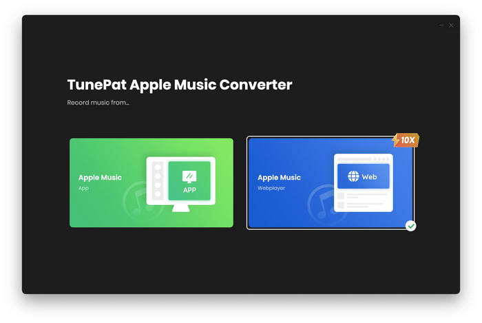 Main interface of Apple Music Converter Mac