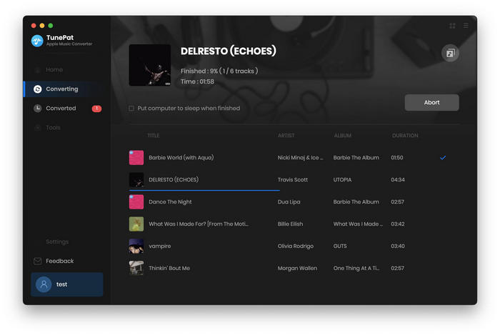 Start Converting Apple Music on Mac