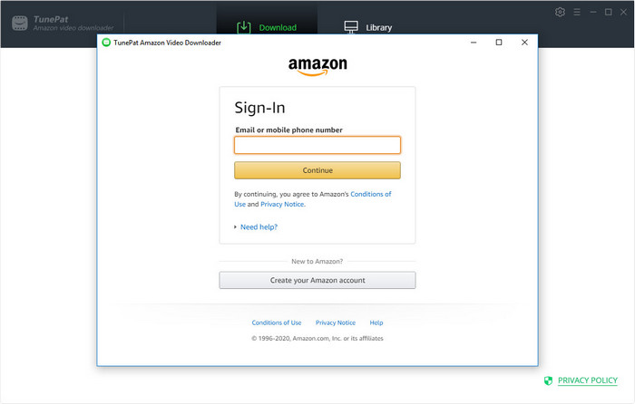 login amazon