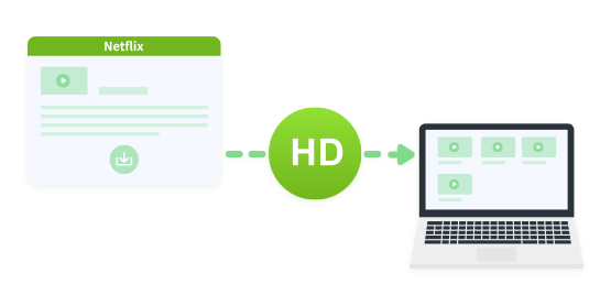 support downloading hd netflix video