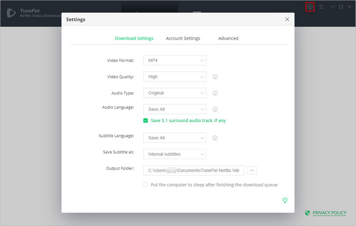 Set Output Quality