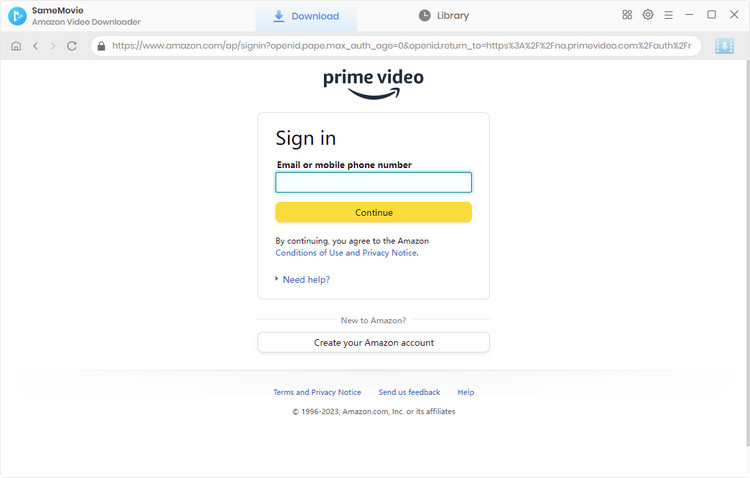 login amazon
