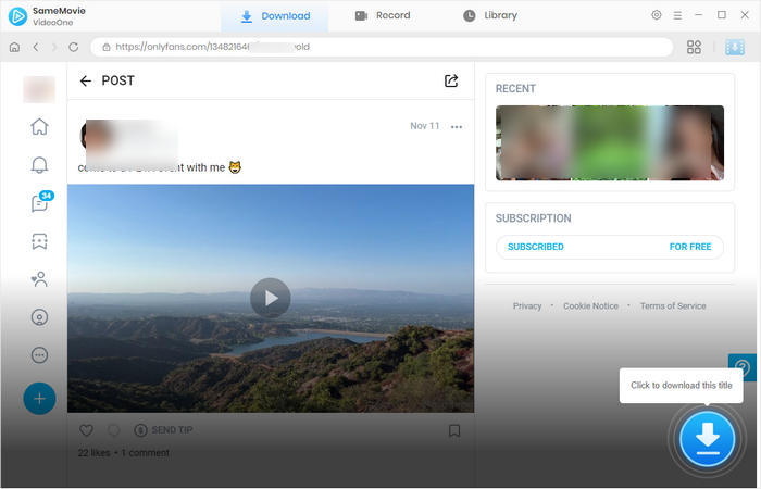 Search OnlyFans videos