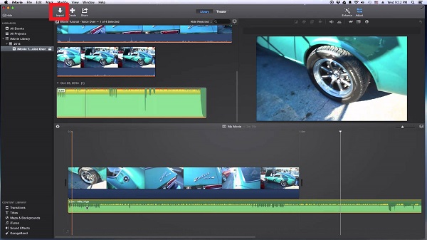 Add apple music to iMovie