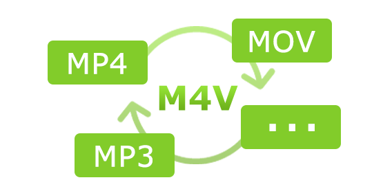 m4v to mp4, mov, mp3, etc