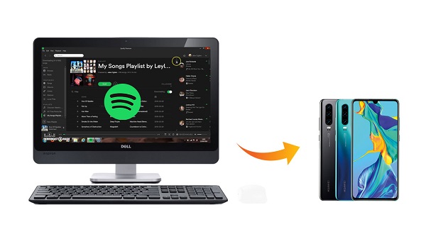spotify to huawei p30