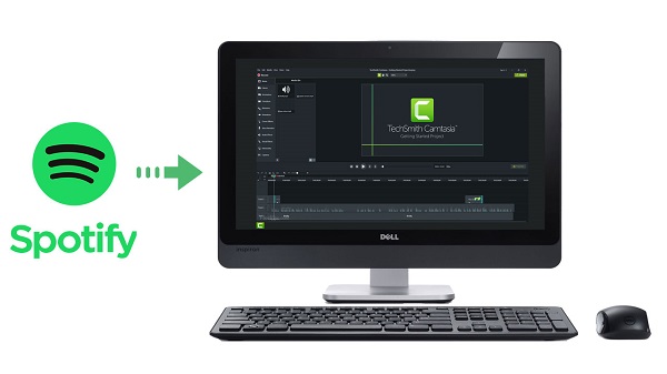 add spotify to camtasia