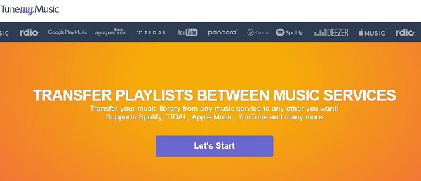 Spotify to Deezer TuneMymusic