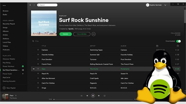  Use Spotify to Linux