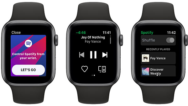 spotify on apple watch series 4